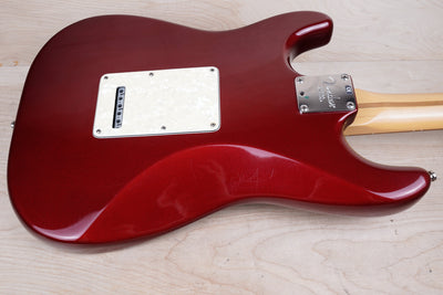 Fender Big Apple Stratocaster 1999 Candy Apple Red Seymour Duncan Pickups USA w/ Hard Case