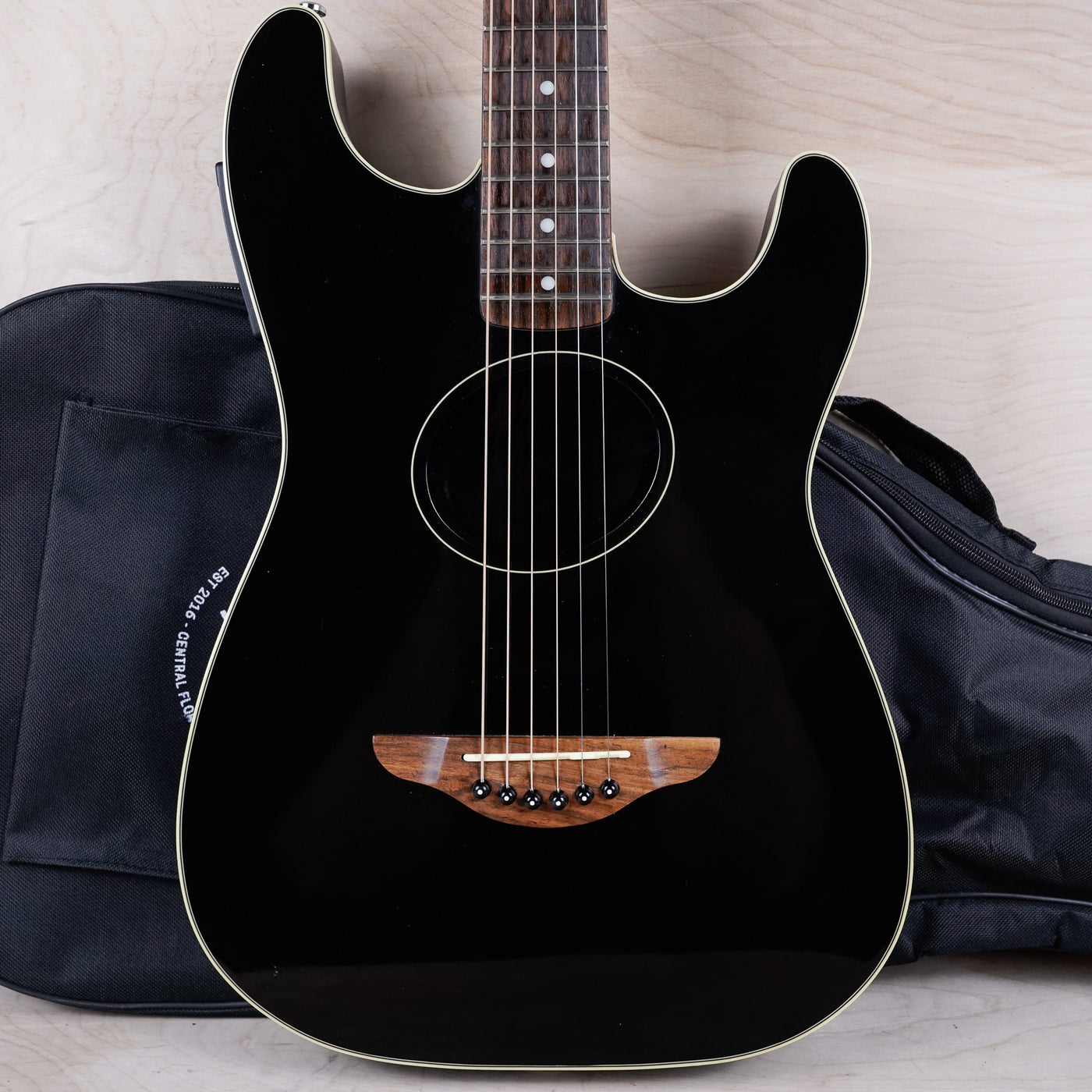 Fender Standard Stratacoustic 2000's Black w/ Bag