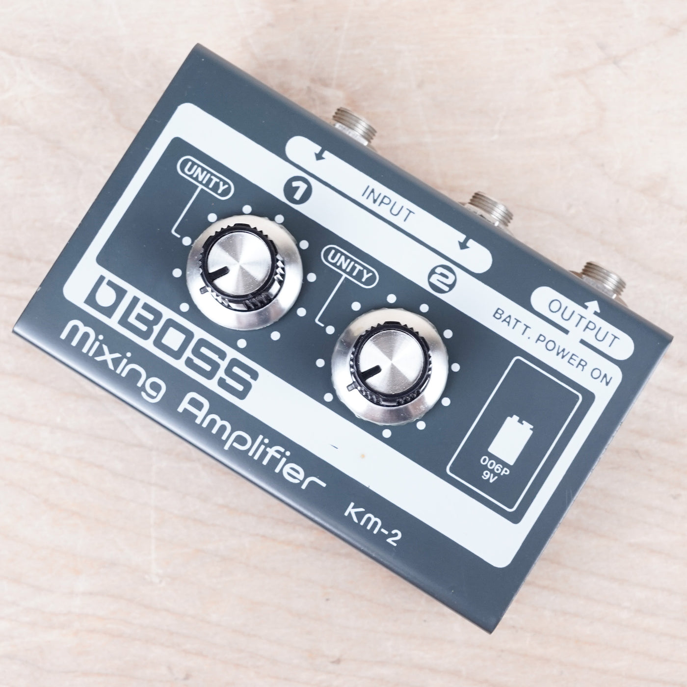 Boss KM-2 Mixing Amplifier Dark Grey 2 Channel Mixer Made in Japan MIJ
