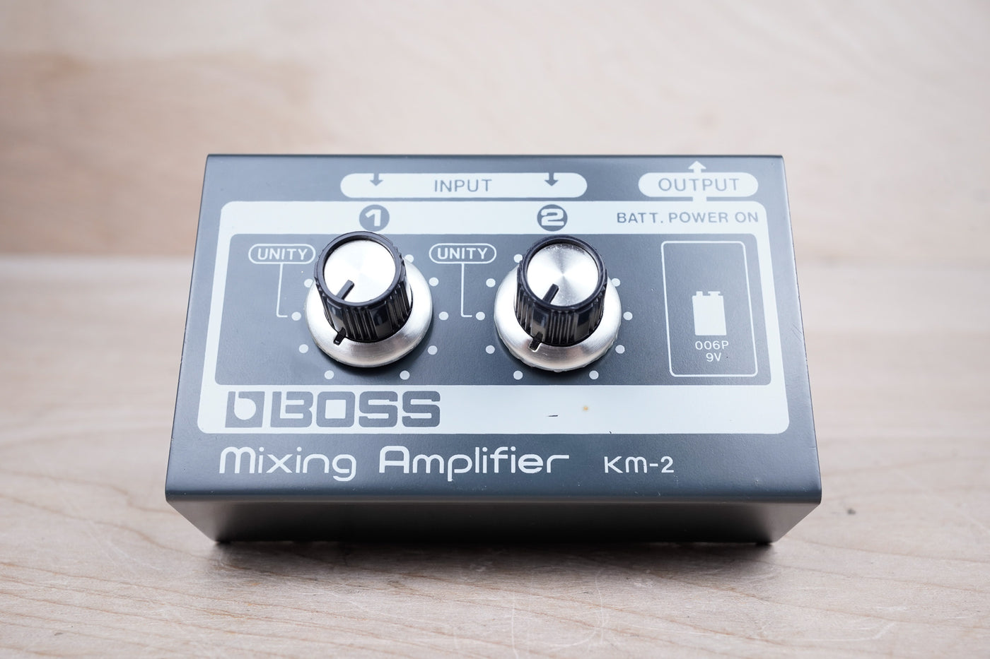 Boss KM-2 Mixing Amplifier Dark Grey 2 Channel Mixer Made in Japan MIJ