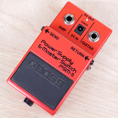 Boss PSM-5 Power Supply & Master Switch (Red Label) 1995 Red