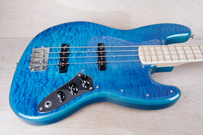 Fender FSR Traditional II '70s Jazz Bass MIJ 2021 Caribbean Blue Japan w/ Bag, Paperwork
