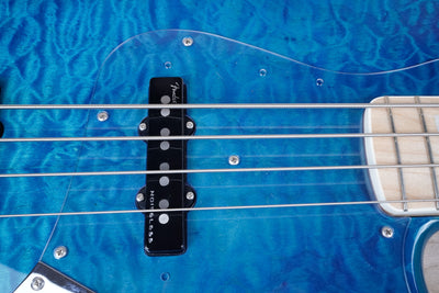 Fender FSR Traditional II '70s Jazz Bass MIJ 2021 Caribbean Blue Japan w/ Bag, Paperwork