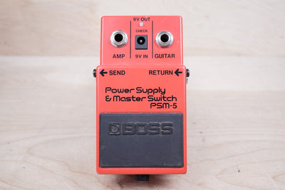Boss PSM-5 Power Supply & Master Switch (Red Label) 1995 Red