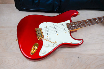 Fender Traditional '60s Stratocaster w/ Gold Hardware MIJ 2017 Candy Apple Red w/ Bag