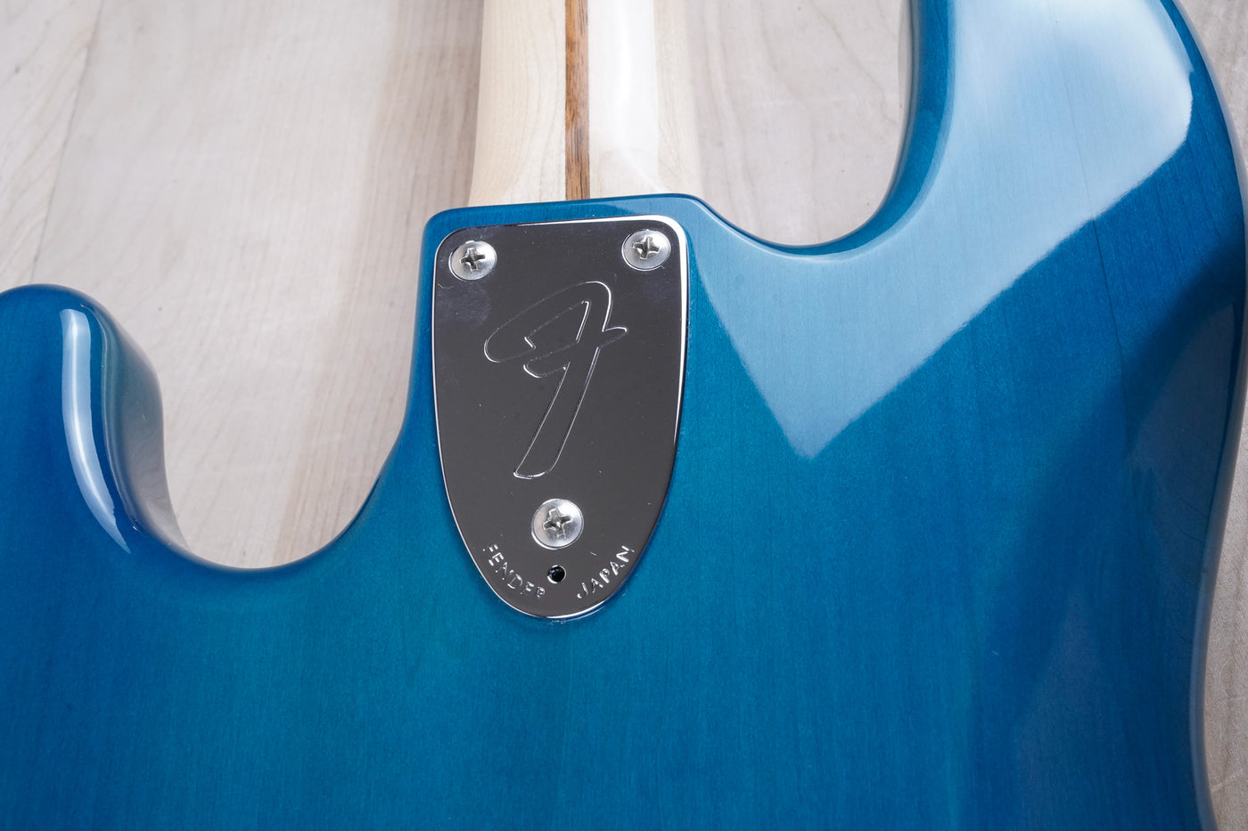 Fender FSR Traditional II '70s Jazz Bass MIJ 2021 Caribbean Blue Japan w/ Bag, Paperwork