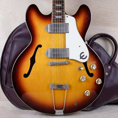 Epiphone Casino Hollowbody Electric Guitar MIJ 1992 Sunburst Japan Tereda Factory w/ Bag