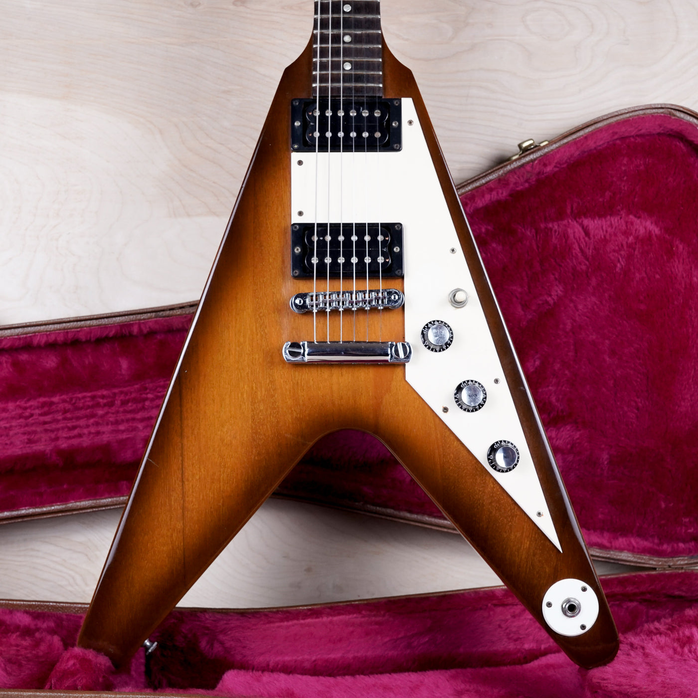 Gibson Limited Edition Flying V '98 2001 Natural Burst w/ OHSC