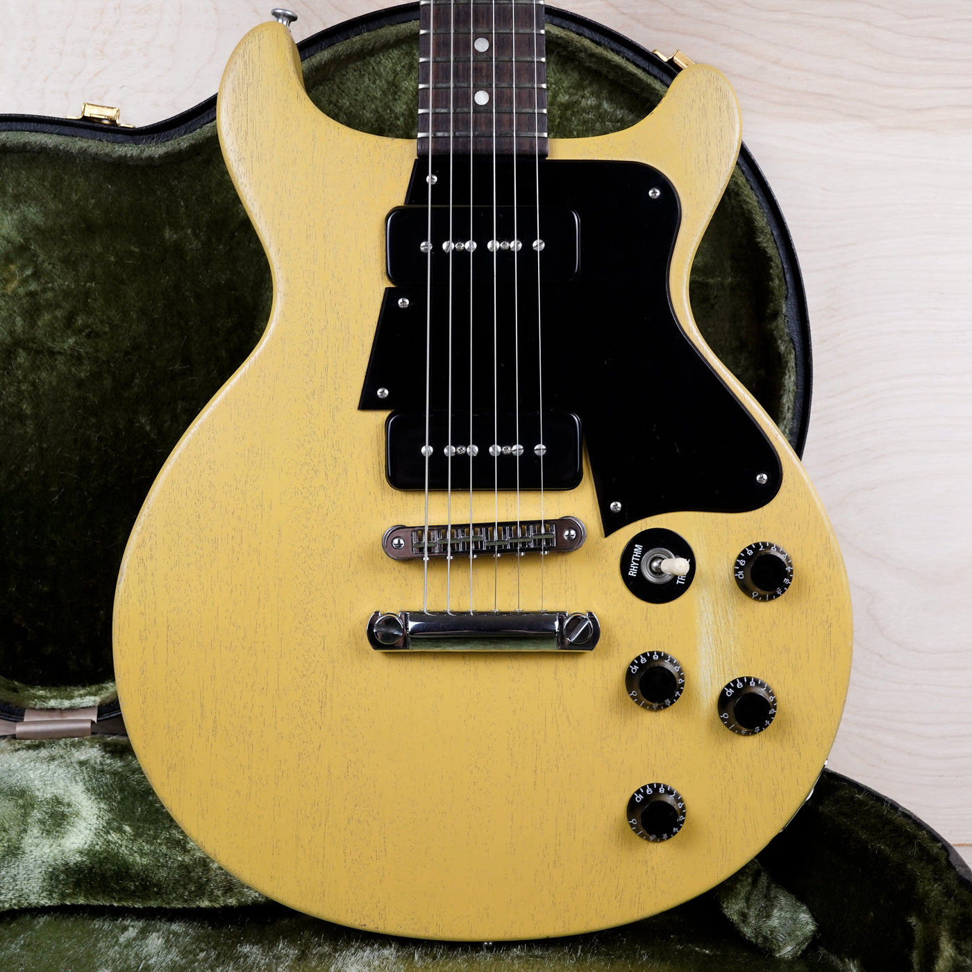 Gibson Les Paul Faded Double Cutaway 2006 Worn Yellow DC Special w/ Hard Case