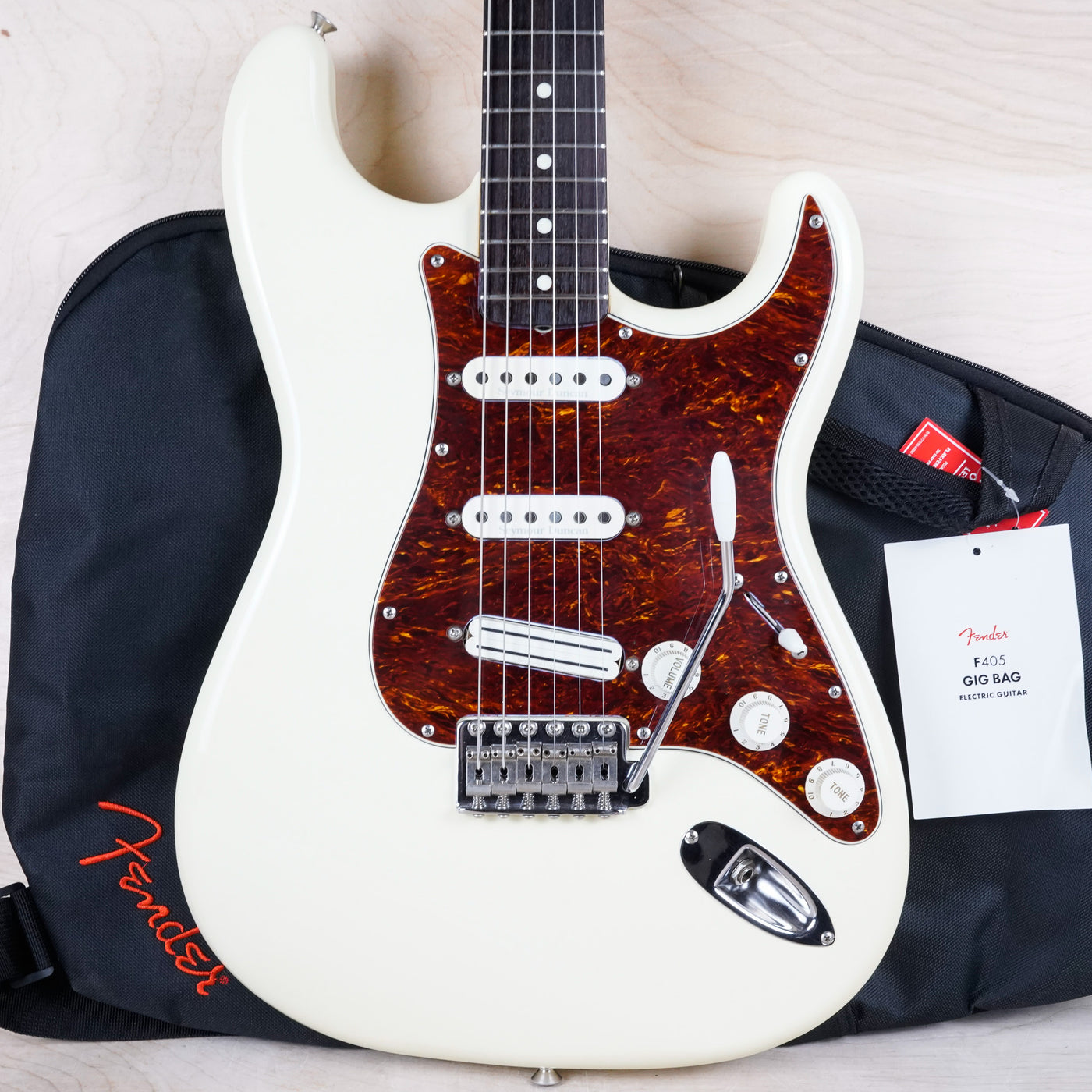 Fender ST-362V Stratocaster Reissue MIJ 1987 Olympic White Seymour