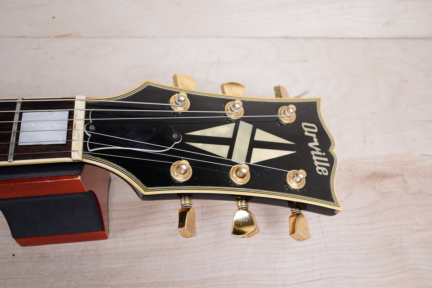 Orville LPC-75 Les Paul Custom MIJ 1990 Ebony Made in Japan w/ Bag