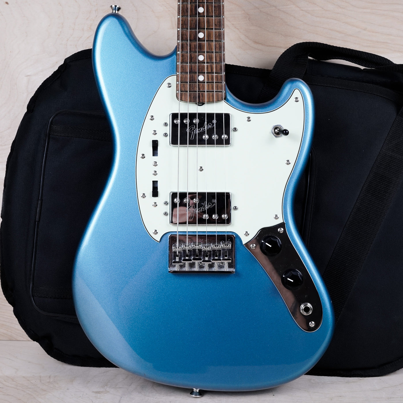 Fender Pawn Shop Mustang Special MIJ 2012 Lake Placid Blue w/ Bag