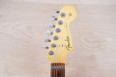 Fender Limited Edition ST-62QT Stratocaster MIJ 2013 Aqua Blue Quilt Top Japan w/ Bag