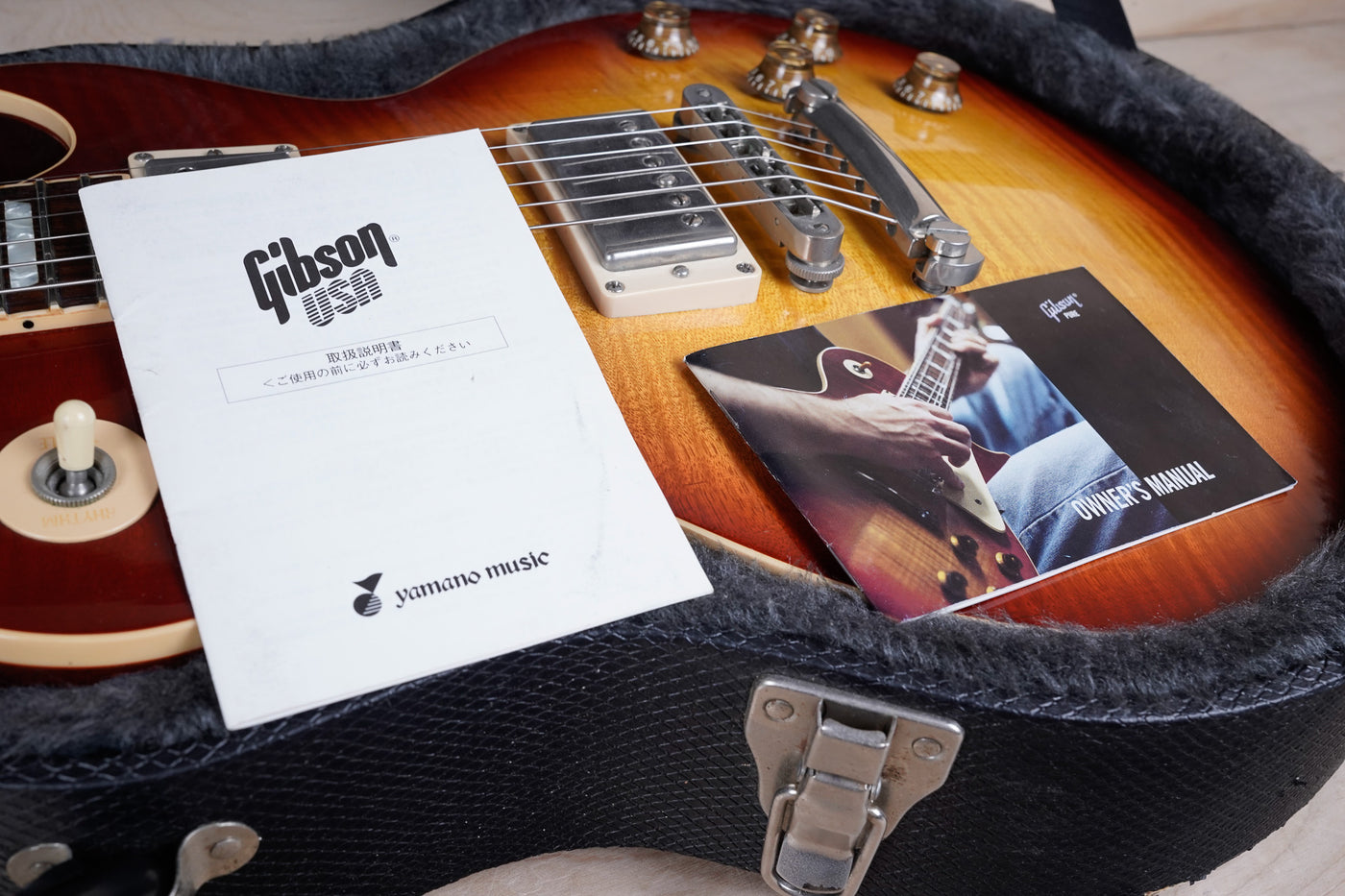 Gibson Les Paul Premium Plus 2004 Heritage Cherry Sunburst AAA Top Yamano w/ OHSC