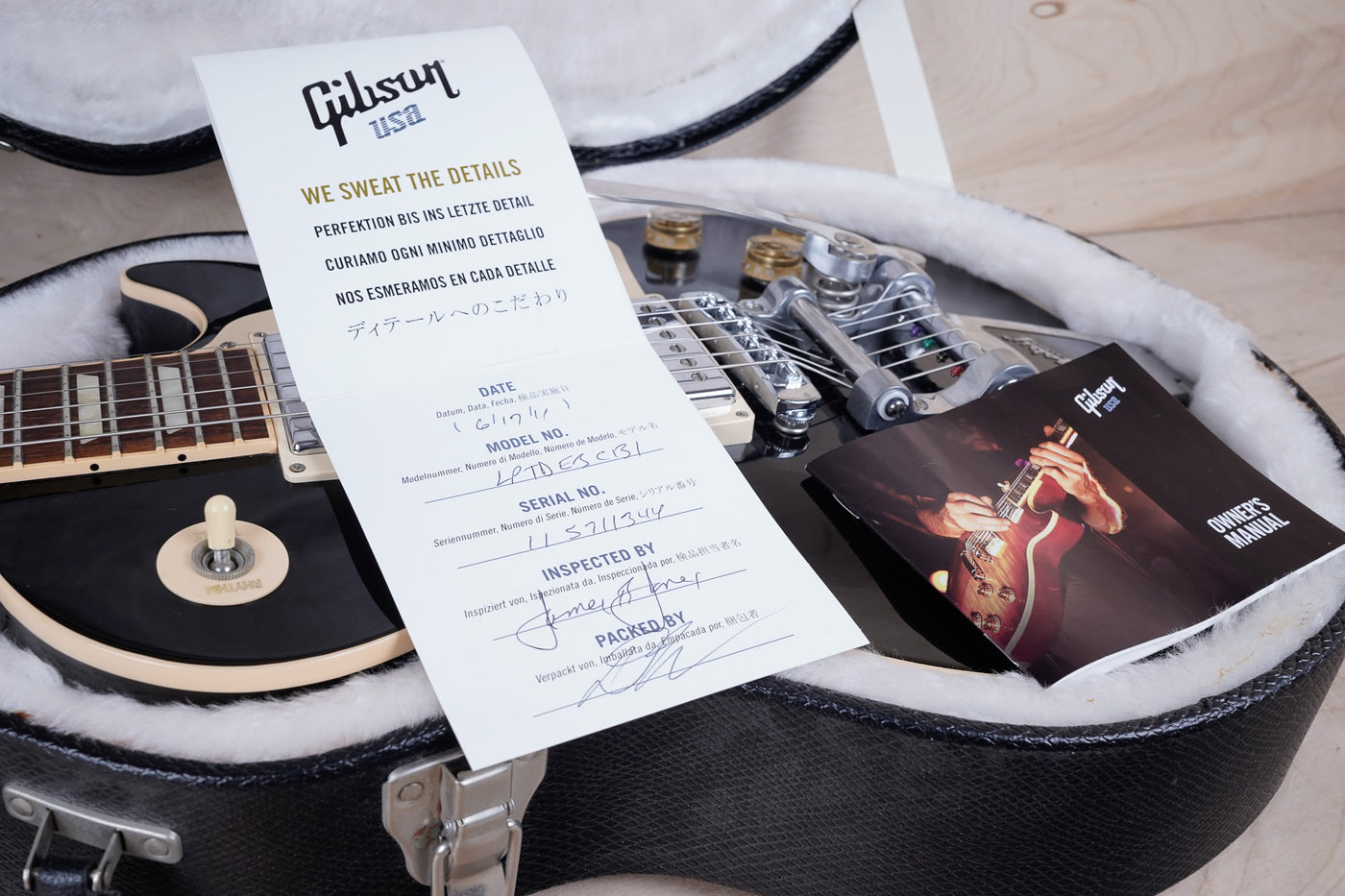 Gibson Les Paul Traditional with Bigsby 2011 Ebony w/ OHSC