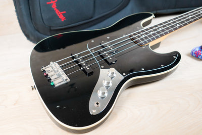 Fender Aerodyne Jazz Bass MIJ 2008 Black Japan Domestic Market w/ Bag