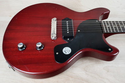 Burny Rock'n Roll Version TV-55 MIJ 1986 Cherry Vintage Japan Junior Double Cutaway Jr DC w/ Bag