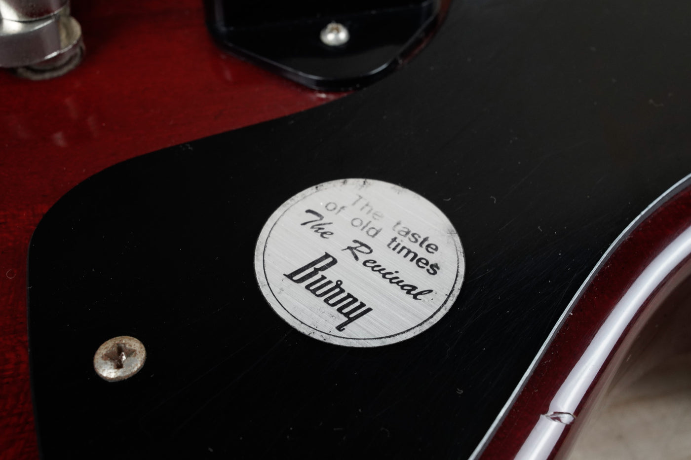 Burny Rock'n Roll Version TV-55 MIJ 1986 Cherry Vintage Japan Junior Double Cutaway Jr DC w/ Bag