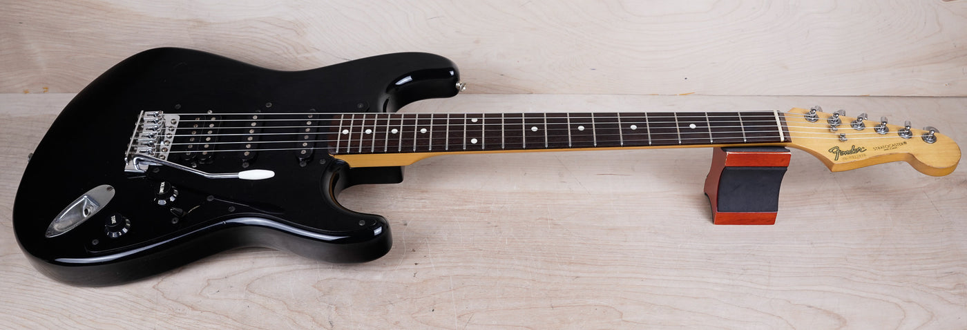 Fender Boxer Series ST-456 Stratocaster MIJ 1984 Black Japan Vintage w/ Bag