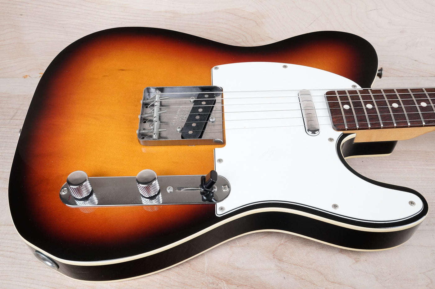 Fender TL-62B Telecaster Custom '62 Reissue MIJ 1985 Double Bound Sunburst Vintage Japan Fujigen w/ Bag
