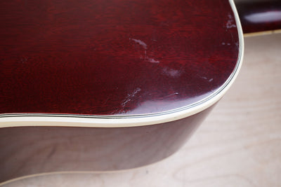 Gibson Hummingbird 1976 Cherry Sunburst Vintage w/ Hard Case