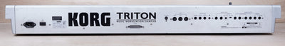 Korg Triton 61-Key 62-Voice Polyphonic Workstation Keyboard Silver w/ Power Cable