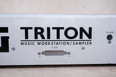 Korg Triton 61-Key 62-Voice Polyphonic Workstation Keyboard Silver w/ Power Cable