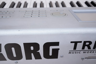 Korg Triton 61-Key 62-Voice Polyphonic Workstation Keyboard Silver w/ Power Cable