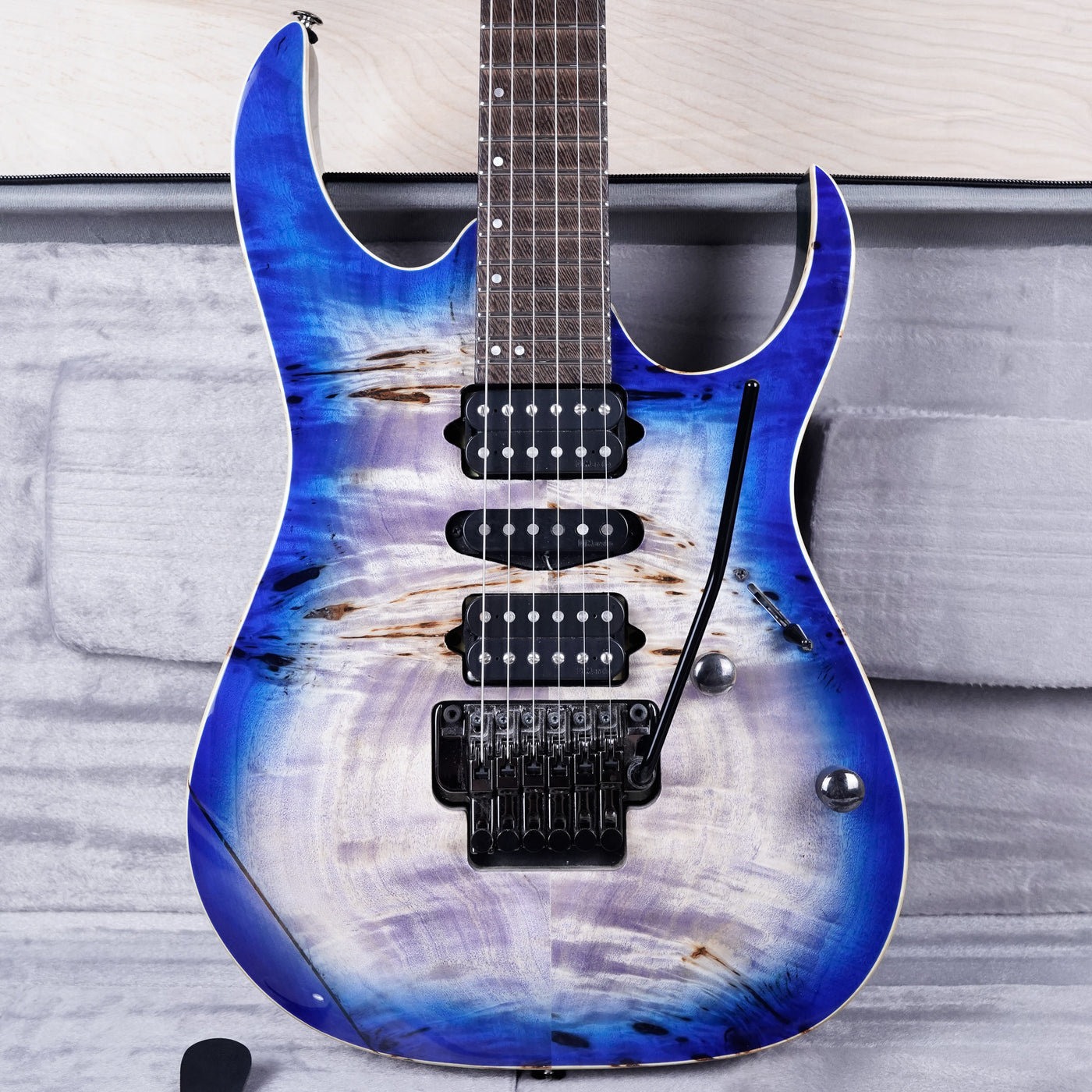 Ibanez RG1070PBZ Premium 2017 Cerulean Blue Burst w/ Hard Case