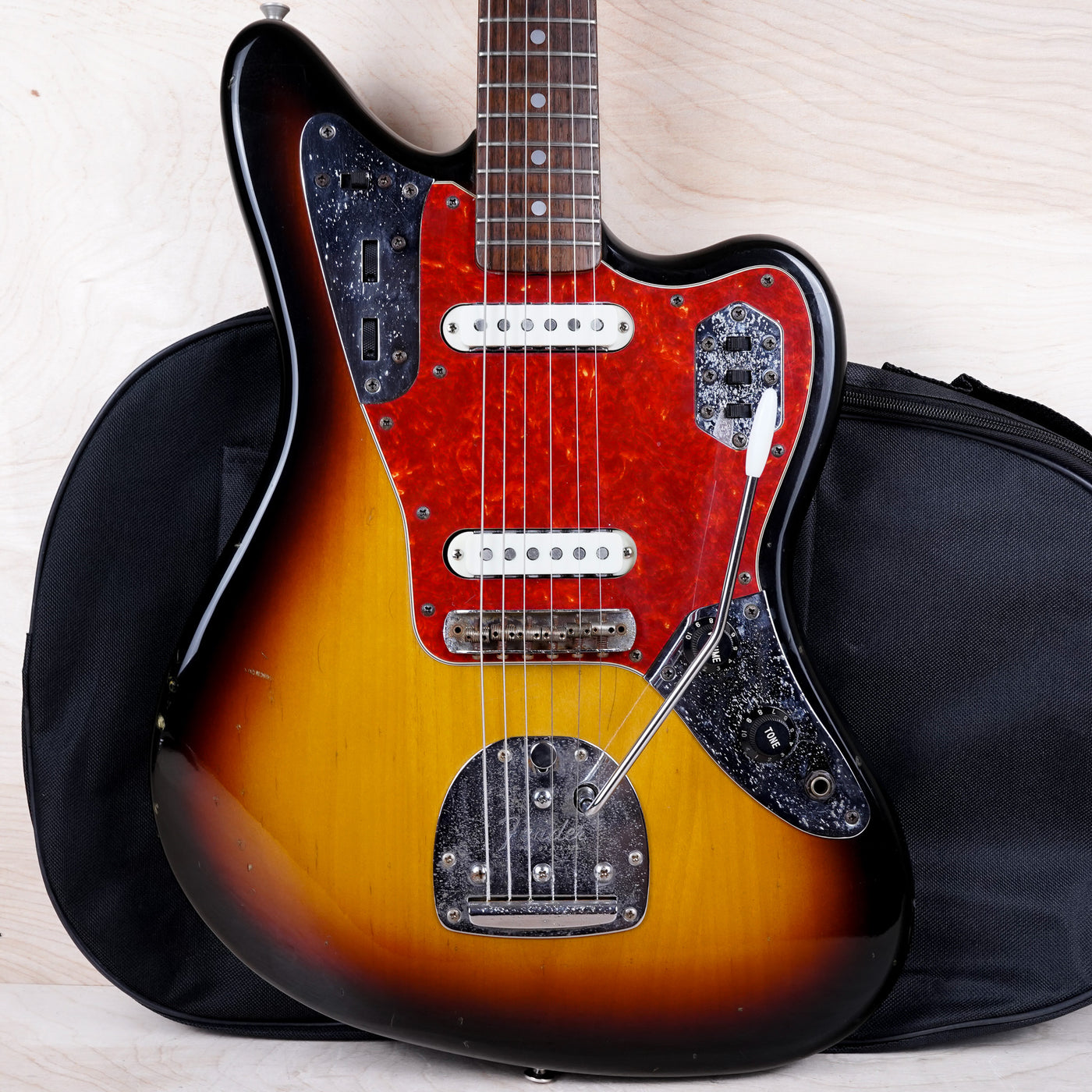 Fender JG-66 Jaguar Reissue MIJ 1996 Sunburst USA Pure Vintage Pickups Japan w/ Bag