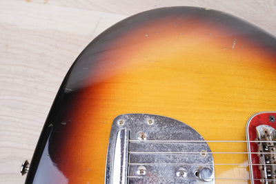 Fender JG-66 Jaguar Reissue MIJ 1996 Sunburst USA Pure Vintage Pickups Japan w/ Bag