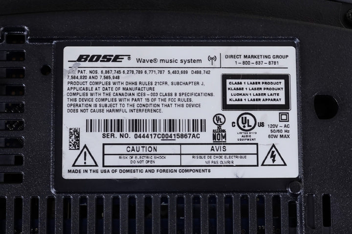 Bose Wave Music System 2004 Graphite w/ Remote – A Flash Flood of Gear