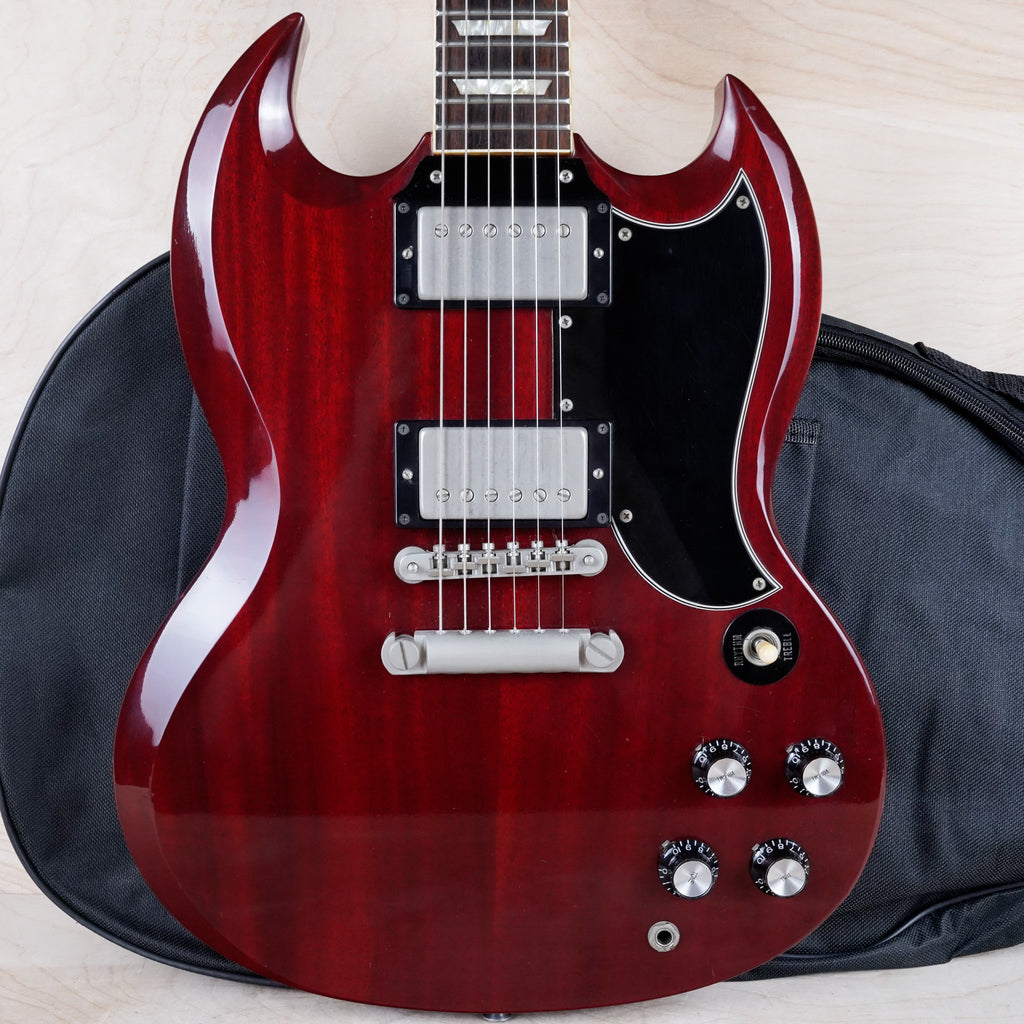 Burny RSG-65 '63 Model MIJ 1990 Cherry VH-1 PUs Japan SG w/ Bag