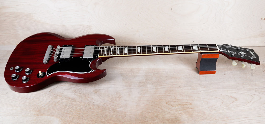 Burny RSG-65 '63 Model MIJ 1990 Cherry VH-1 PUs Japan SG w/ Bag