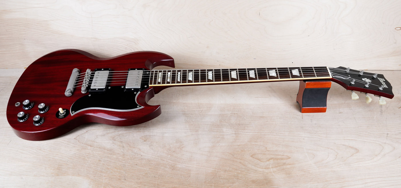 Burny RSG-65 '63 Model MIJ 1990 Cherry VH-1 PUs Japan SG w/ Bag