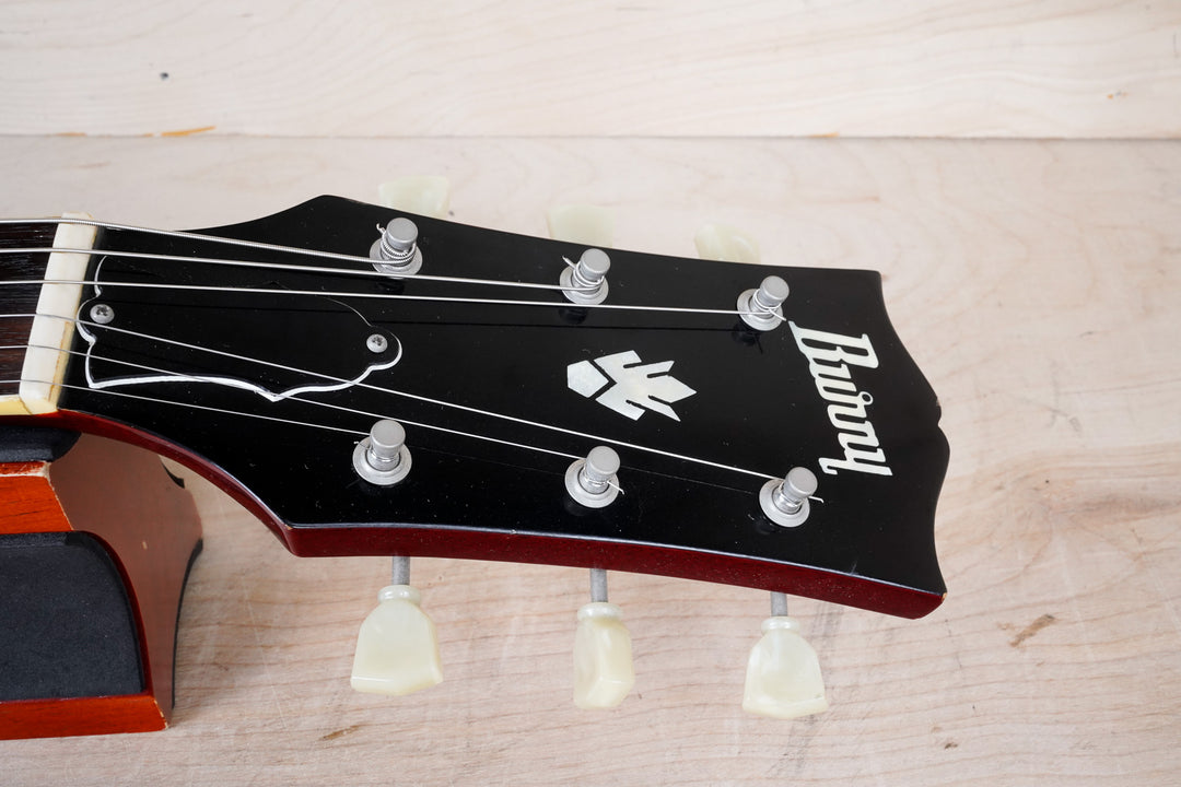 Burny RSG-65 バーニー 90年代 Burny RSG-65 '63 Model MIJ 1990 Cherry VH-1 PUs Japan SG w/ Bag