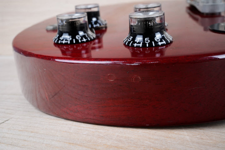 Burny RSG-65 バーニー 90年代 Burny RSG-65 '63 Model MIJ 1990 Cherry VH-1 PUs Japan SG w/ Bag