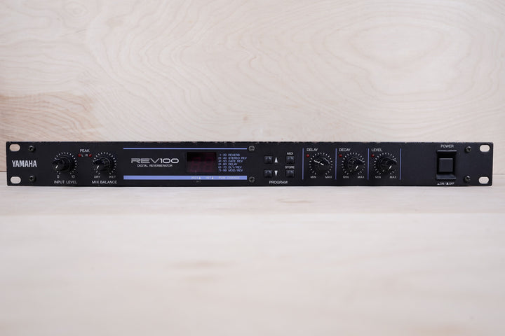 Yamaha REV100 Digital Reverberator Reverb Rack Effects