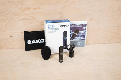 AKG C430 Small Diaphragm Cardioid Miniature Condenser Microphone