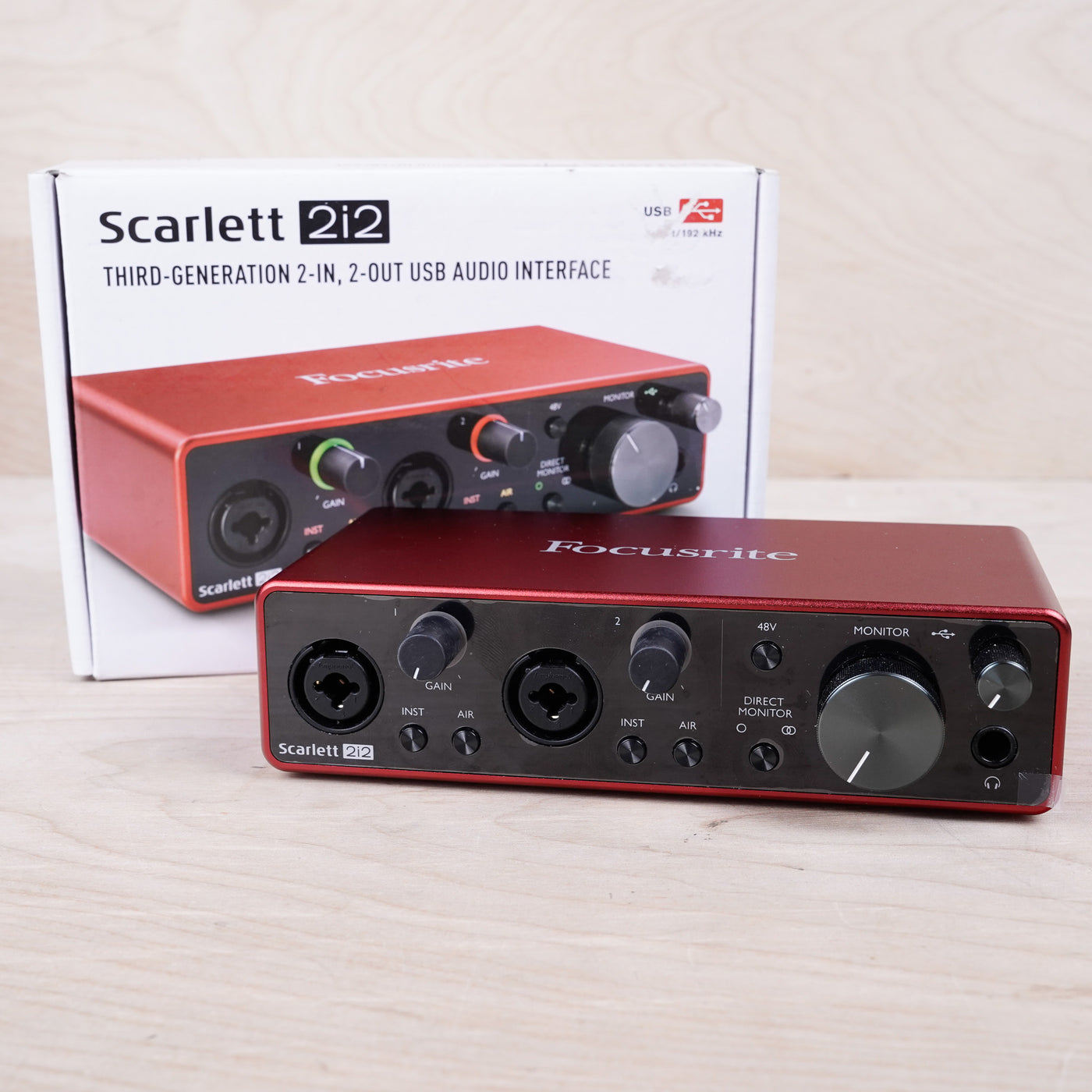 Focusrite Scarlett 2i2 3rd Gen USB Audio Interface 2020 in Box