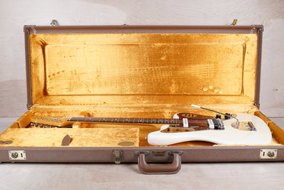 Fender American Vintage '62 Jaguar 2011 Olympic White Reissue w/ Hard Case