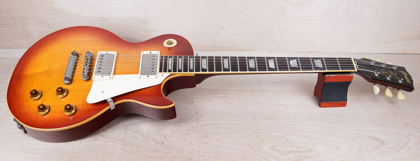 Greco Super Real EGF-850 MIJ 1981 Cherry Sunburst Made in Japan Lacquer Finish Maxon PU-2 Pickups w/ Bag