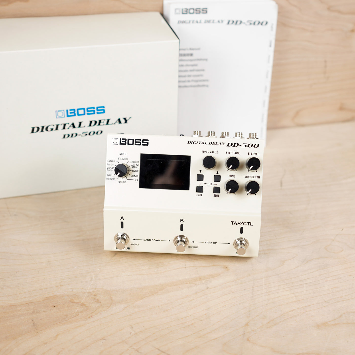 Boss DD-500 Delay Pedal in Box w/ Paperwork