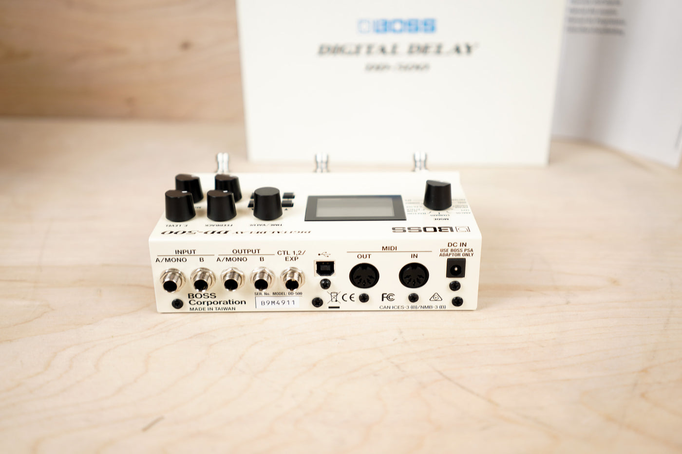 Boss DD-500 Delay Pedal in Box w/ Paperwork