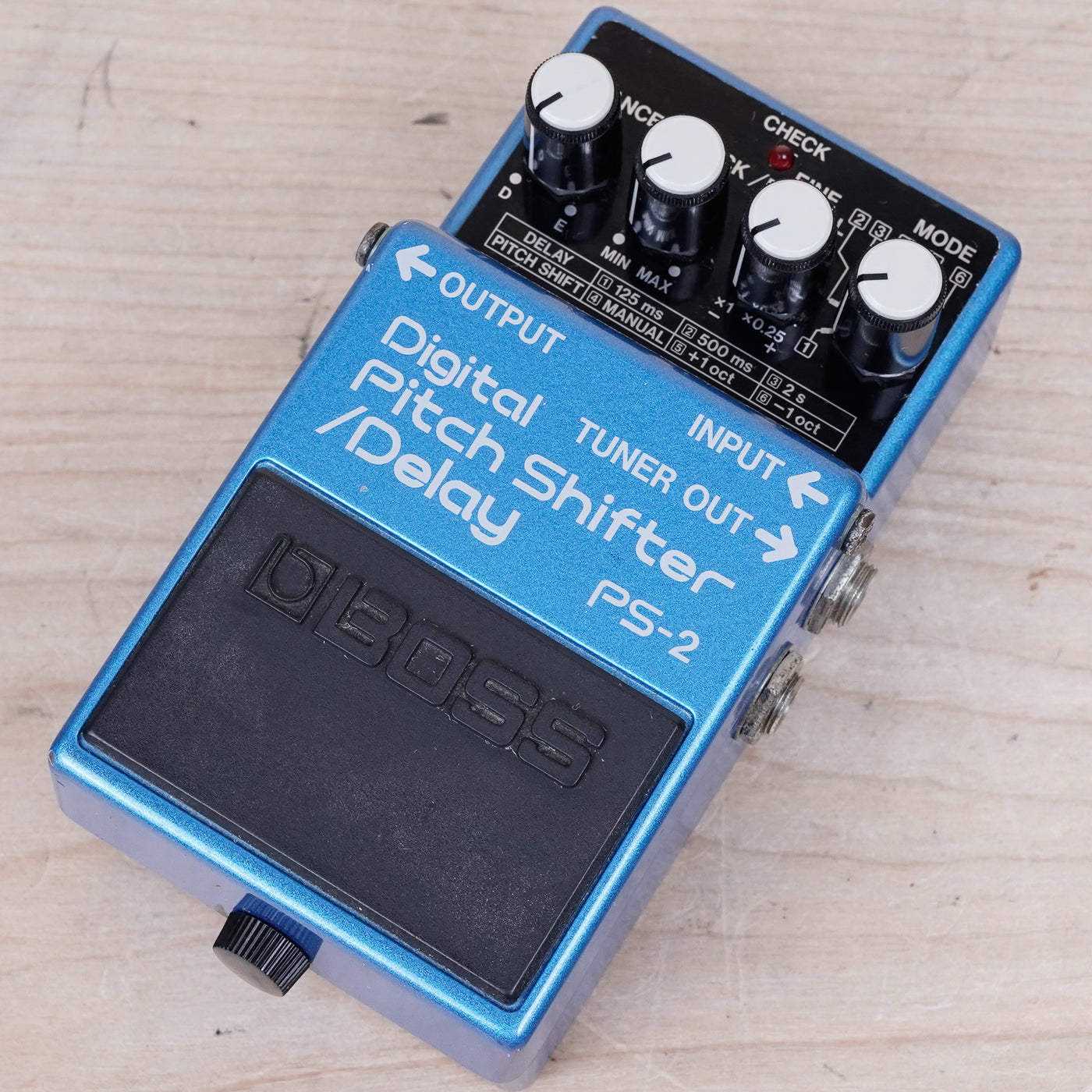 Boss PS-2 Digital Pitch Shifter/Delay (Blue Label) 1990 Blue Made in Japan MIJ