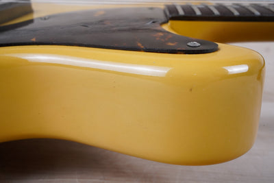 Burny Super Grade RTV-80-58 MIJ 1982 TV Yellow Vintage Japan Junior Double Cutaway Jr DC w/ Bag