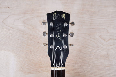 Burny Super Grade RTV-80-58 MIJ 1982 TV Yellow Vintage Japan Junior Double Cutaway Jr DC w/ Bag