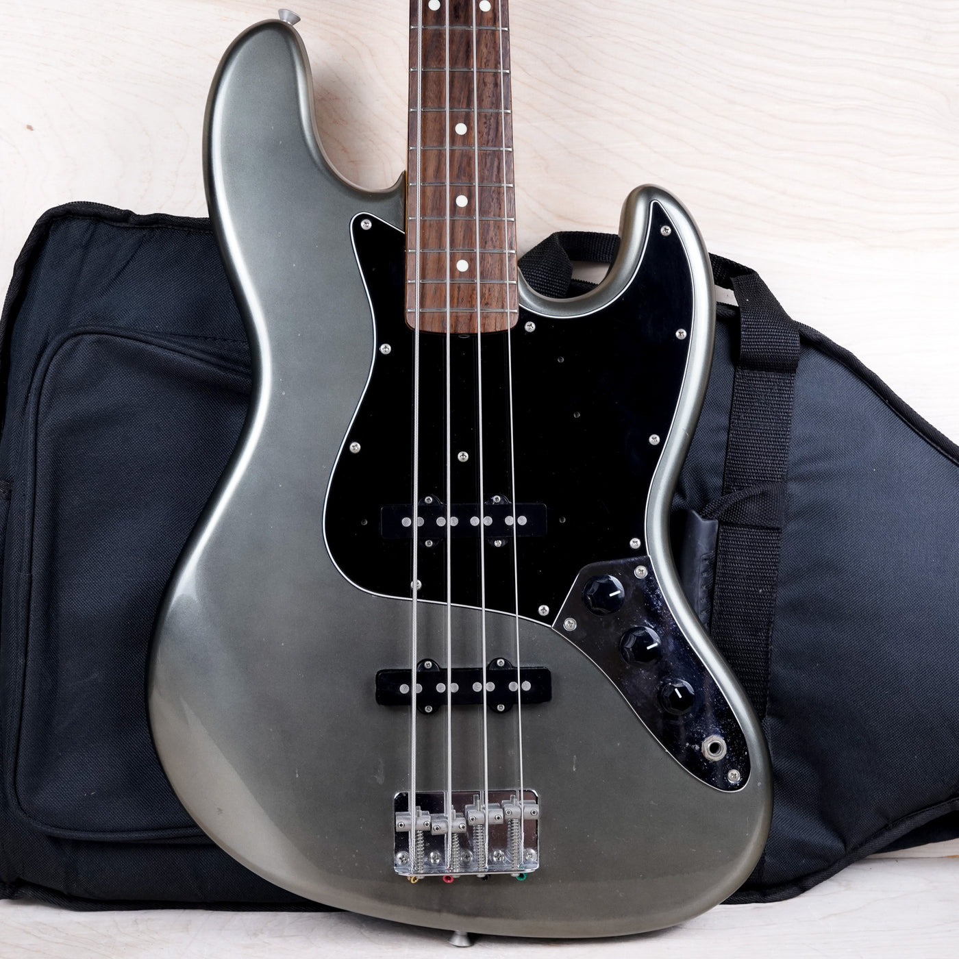 Fender JB-62 Jazz Bass Reissue CIJ 1997 US Gun Metal Blue Japan w/ Bag