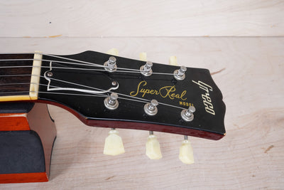 Greco Super Real EGF1000 MIJ 1980 Cherry Sunburst Lacquer Finish Vintage DiMarzio Pickups w/ Hard Case