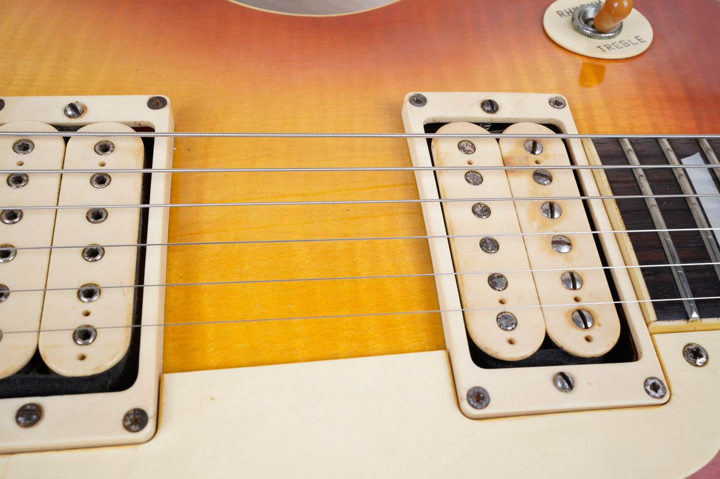 Greco Super Real EGF1000 MIJ 1980 Cherry Sunburst Lacquer Finish Vintage DiMarzio Pickups w/ Hard Case